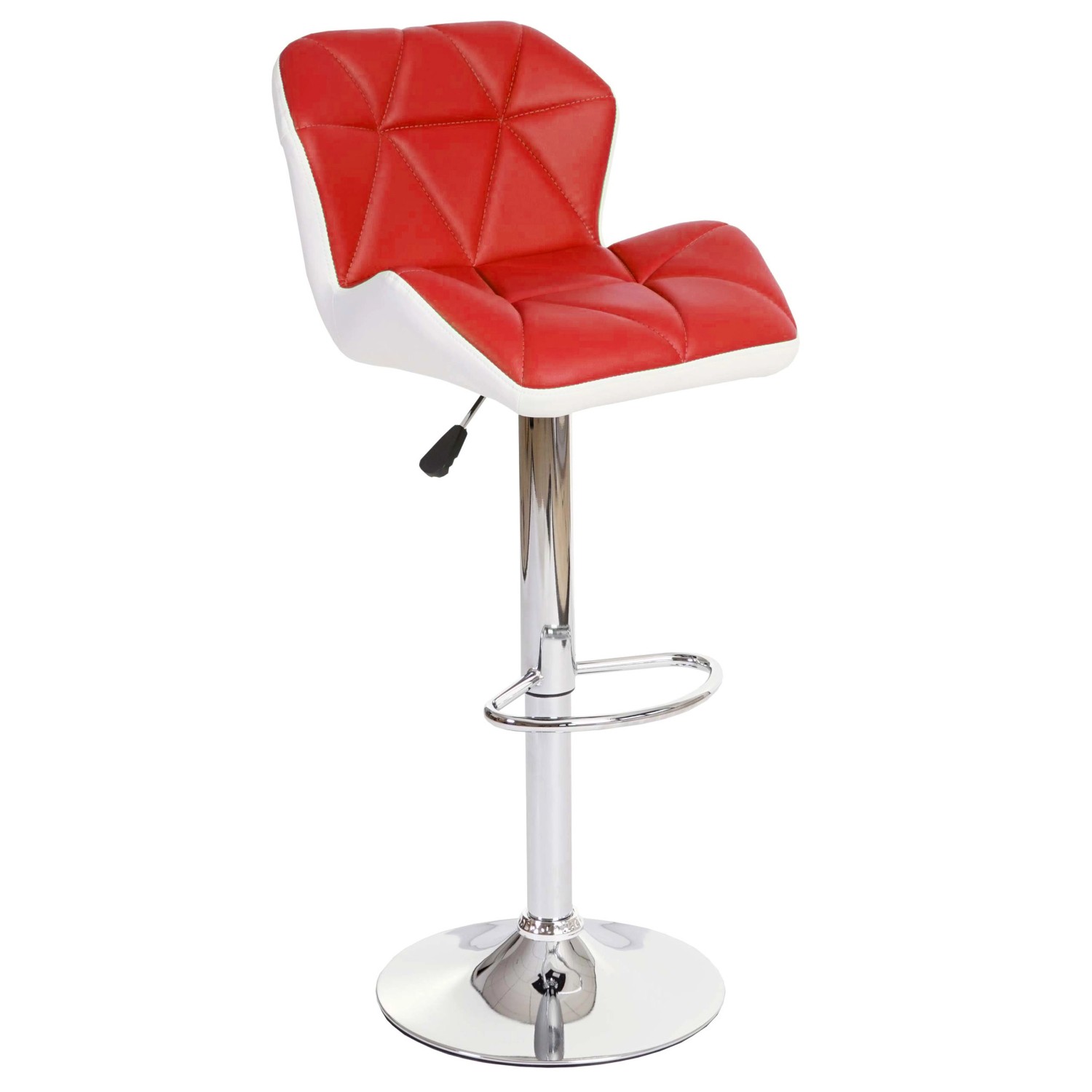 PROREGAL Barhocker Mit Lehne Sitzhöhe 62-83cm Höhenverstellbar Kunstleder R günstig online kaufen