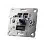 TEM EKONOMIK LED Dimmer, silberfarbener Unterputz-Drehdimmer für Schalterprogramme.