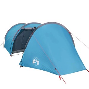 vidaXL Tunnelzelt 4 Personen Blau Wasserdicht 94395