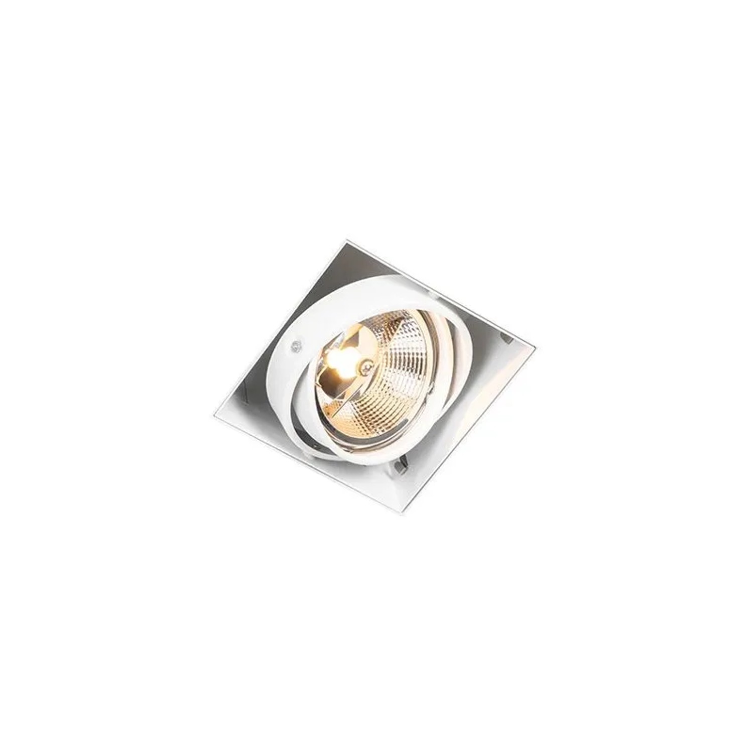 QAZQA EinbauSpot Weiß GU10 AR111 Trimless Verstellbar Oneon