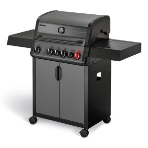 Enders Gasgrill Hyde 4 Sikr Turbo: Grill mit 4 Brennern, Turbo Zone und Seitenkocher.