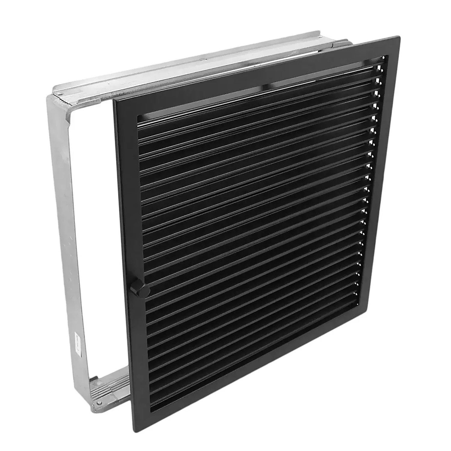 Häusler Warmluftgitter WG 4545 S Lüftungsgitter Schwarz 450 x 450mm Abluftgitter