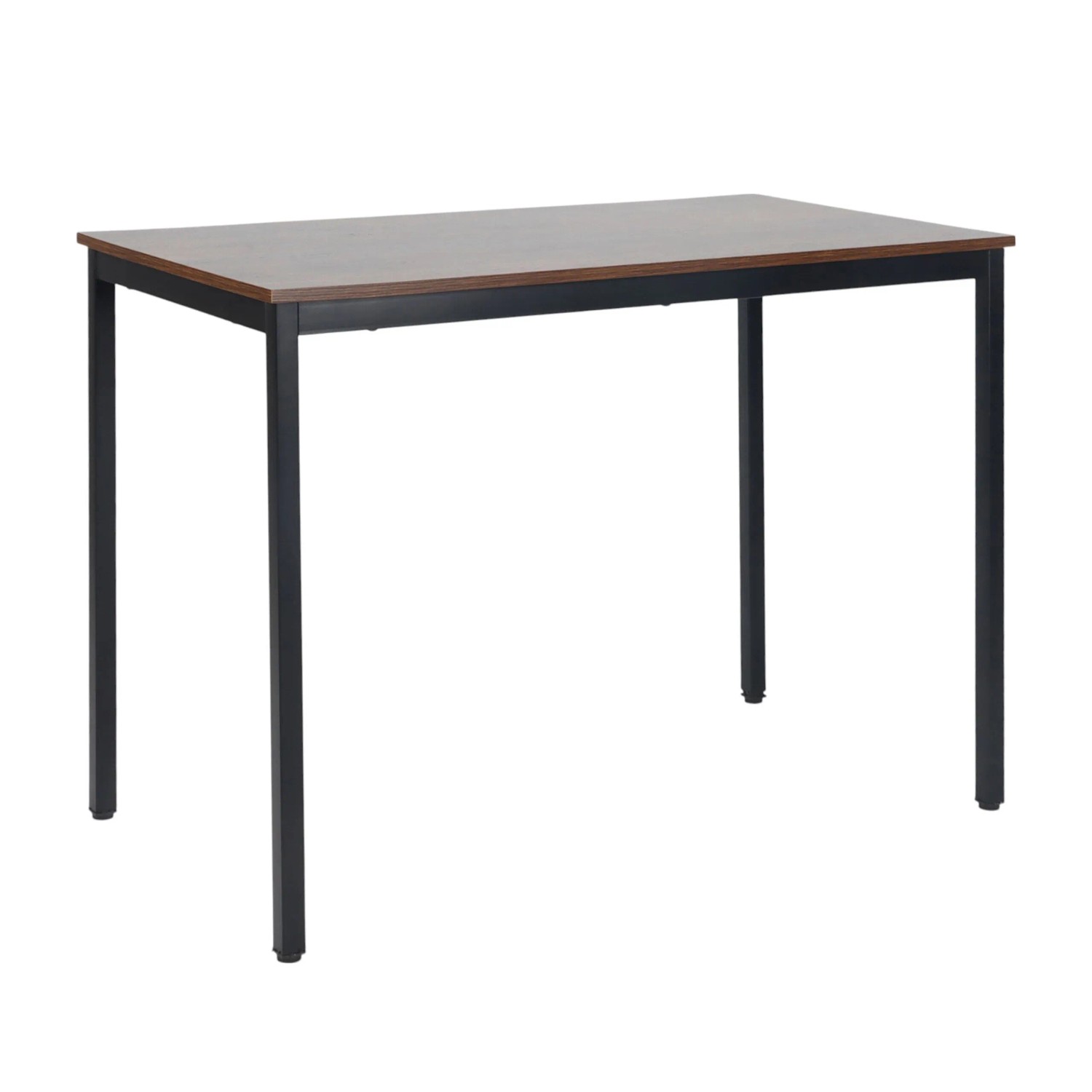 Relaxdays Esstisch MDF Eisen Dunkelbraun Verstellbar 76 cm x 110 cm x 60 cm