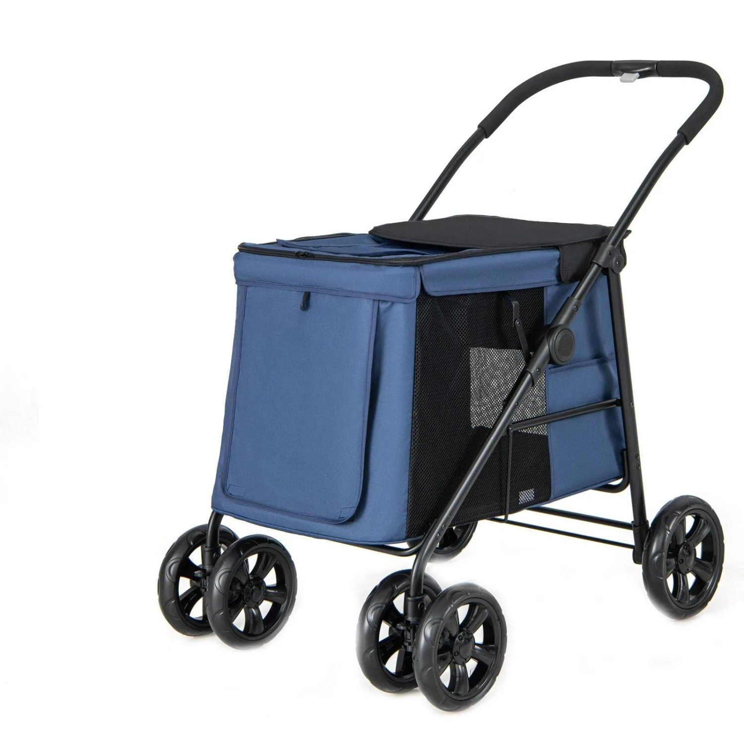 Costway Hundebuggy Klappbar Bis 40 kg Blau