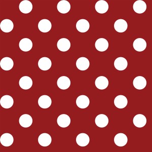 d-c-fix Tischdecke Venita Rot mit weißen Punkten, eckig, 110x140 cm.