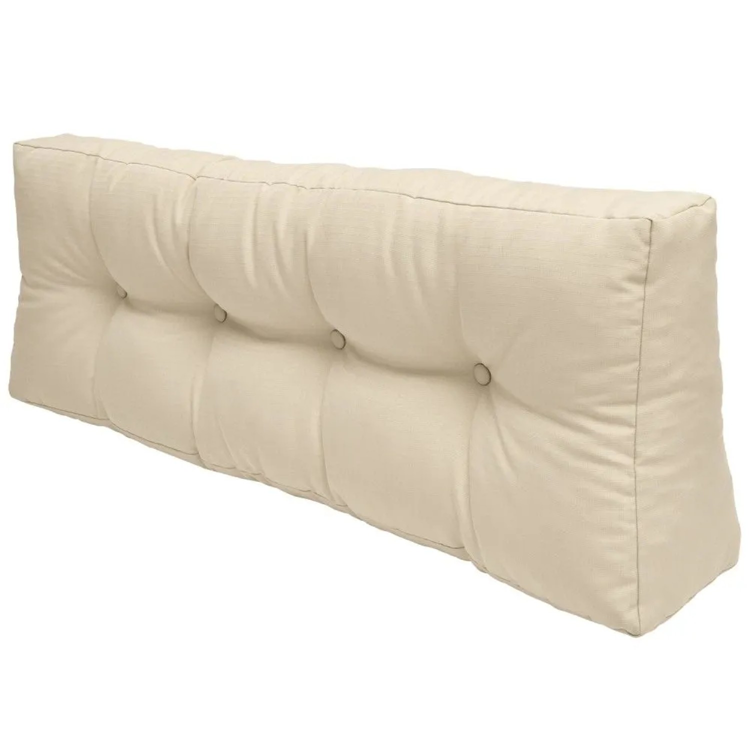 Beautissu ECO Elements Palettenkissen Rücken 120x40x10cm Natur