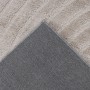Lalee Teppich Comfort 501, helltaupe, 80x150 cm, Kurzflor mit 3D-Effekt.