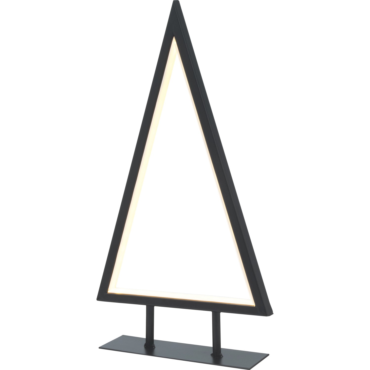 LED-Tanne 43 cm x 23 cm x 7 cm Schwarz