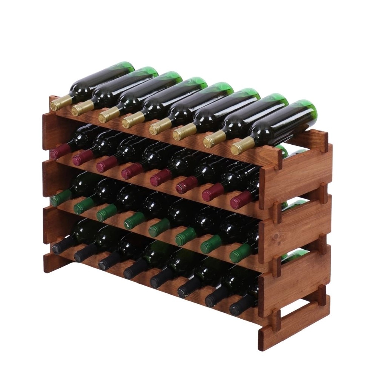 PROREGAL Weinregal VINOTECA FLEX PRO HxBxT 51x84x28cm 32 Flaschen Auf 4 Ebe günstig online kaufen