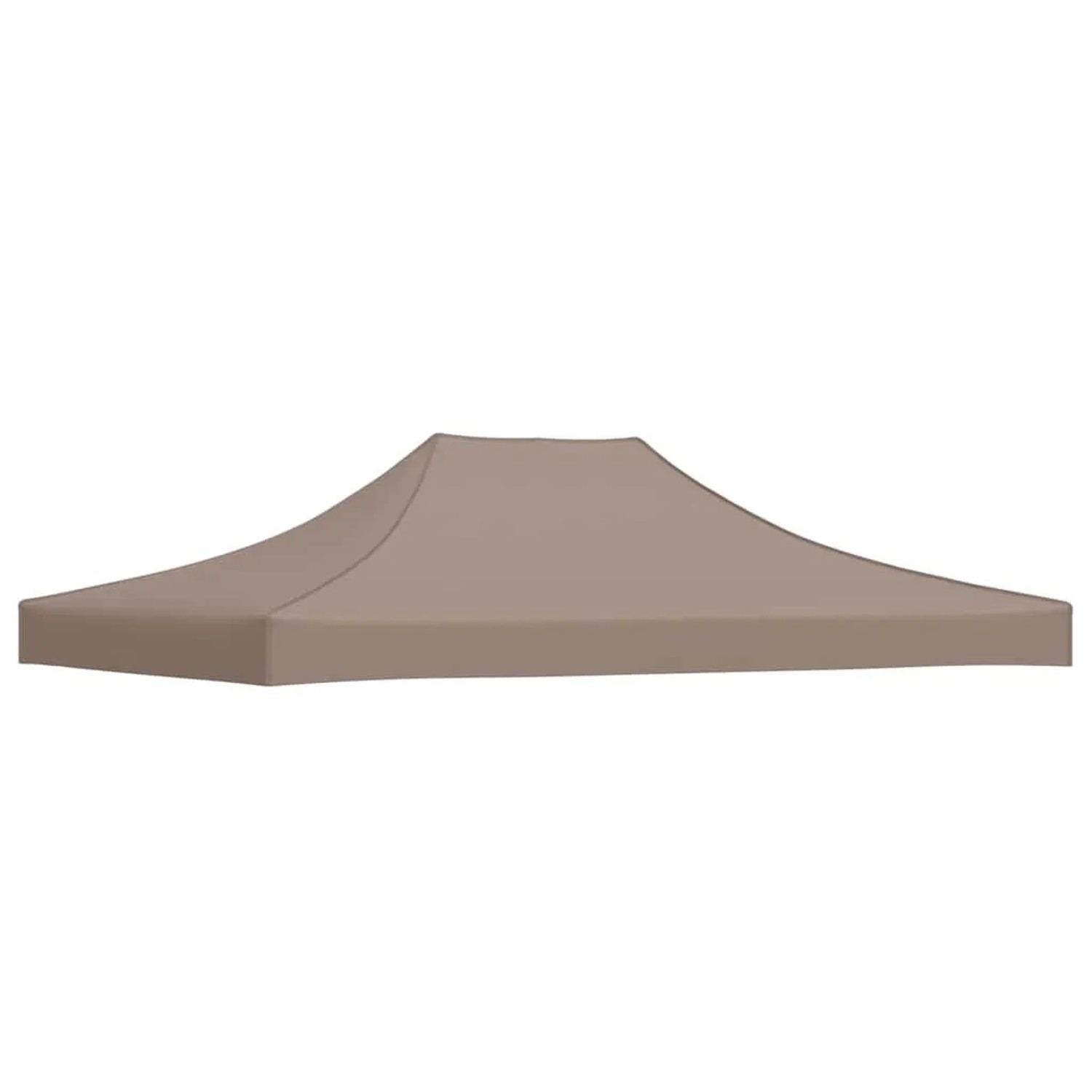 vidaXL Partyzelt-Dach 4x3 m Taupe 270 g/m² 315356