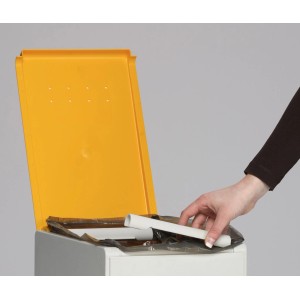 PROREGAL Deckel Für Abfallbehälter Und Wertstoffsammelsystem 40 Liter Kunststoff Gelb