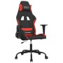 vidaXL Gaming-Stuhl mit Massagefunktion Schwarz und Rot Stoff 345478