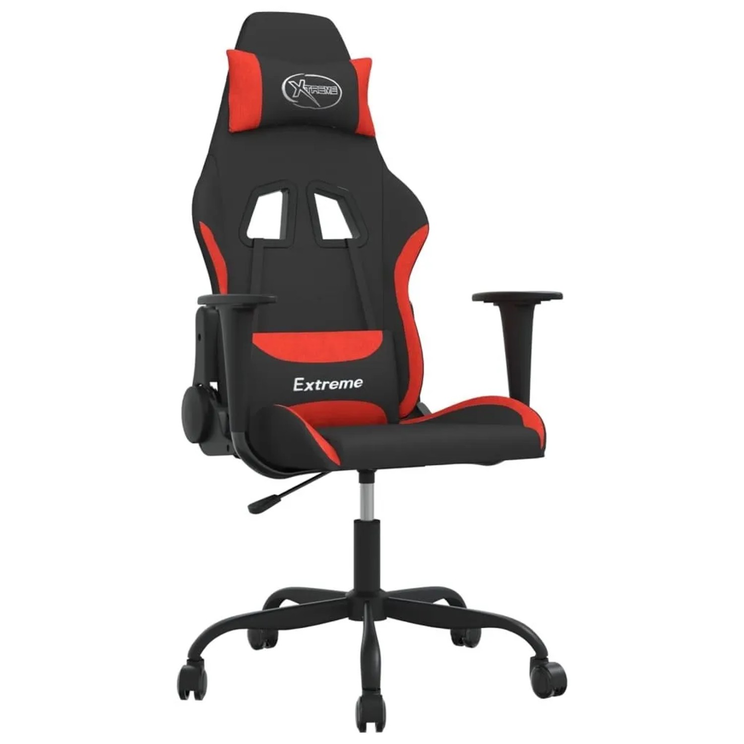 vidaXL Gaming-Stuhl mit Massagefunktion Schwarz und Rot Stoff 345478 günstig online kaufen