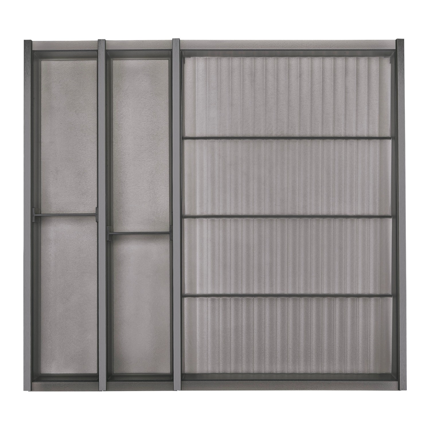 SOTECH Cuisio Gewürzeinsatz Höhe 55 mm Transluzent Graphitgrau Für Blum Legrabox 473 mm mit Korpusbreite 600 mm