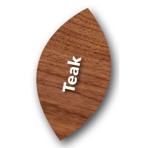 Farbmuster Teak für Ultra Nature BIO Gartenöl zur Holzpflege.