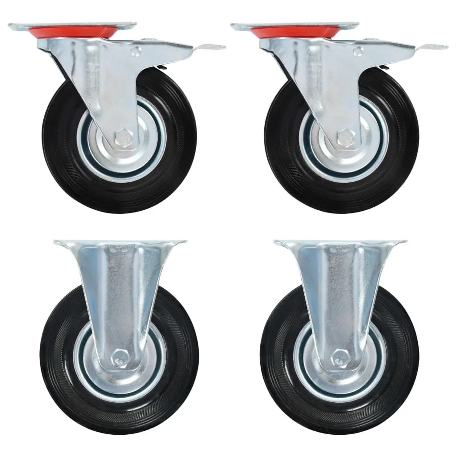 vidaXL Rollen 4 Stk 125 mm 143463