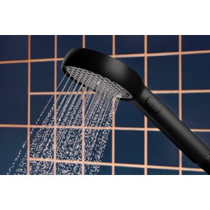 Hansgrohe Duschkopf Activera Select S 95 mm 2jet WaterBoost EcoSmart Mattschwarz