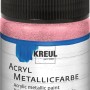 Kreul Acrylfarbe Metallic Rosa, 50 ml, im Glas. Ideal für kreative Projekte.