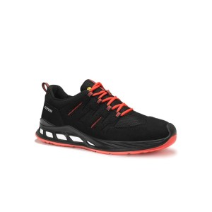 ELTEN MADDOX XXR Sicherheitshalbschuh, schwarz-rot, sportliches Design, S3S, ESD, für Arbeit.