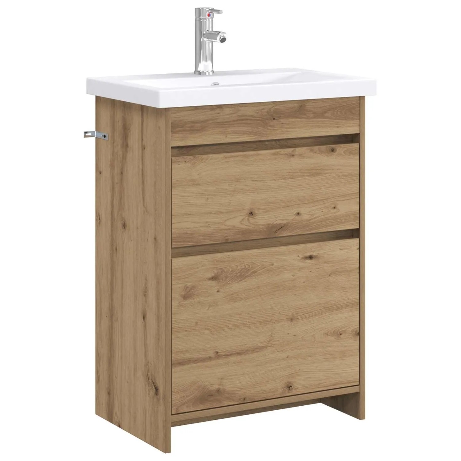 vidaXL Badezimmermöbel-Set Artisan-Eiche 61 x 40 x 84,5 cm 3404265