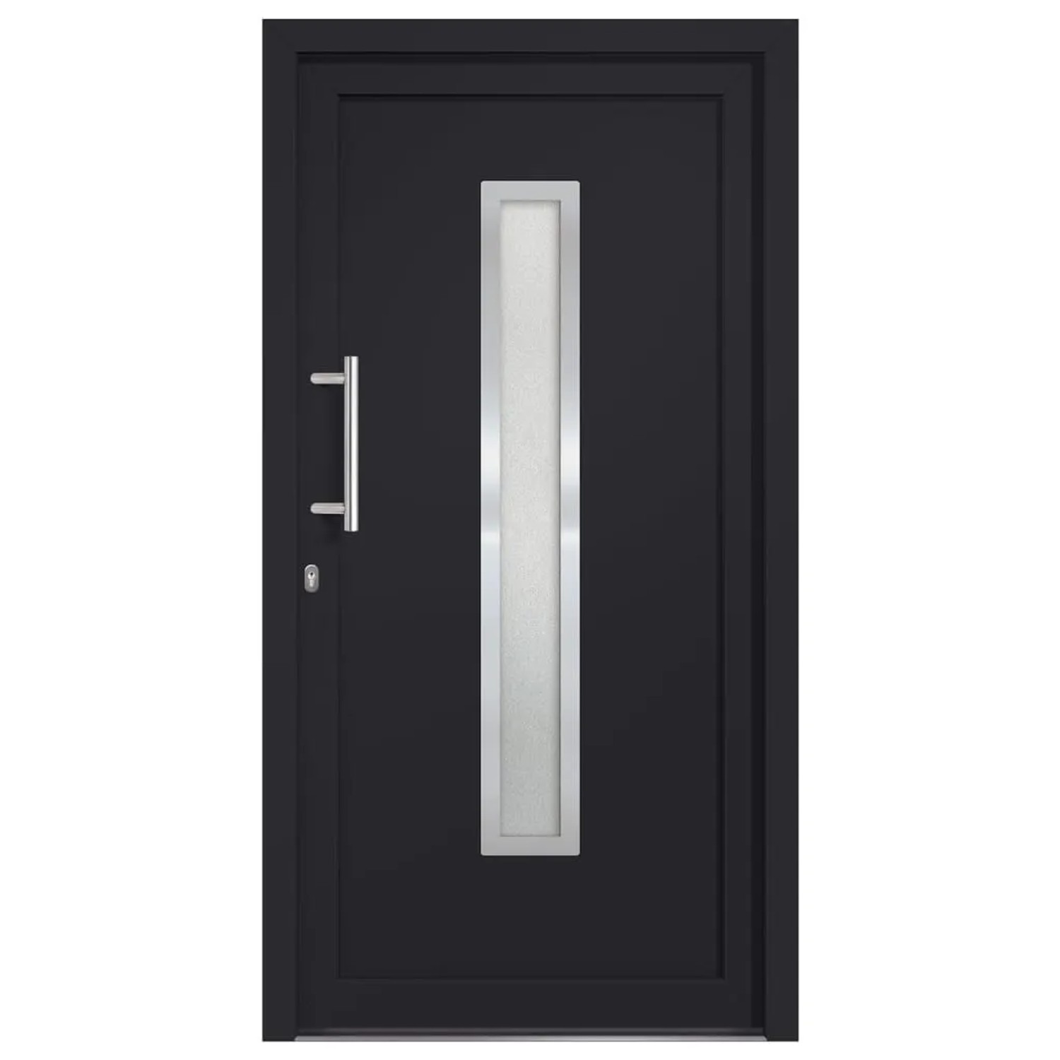 vidaXL Haustür Anthrazit 108x200 cm 279239
