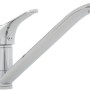 Chromfarbene Niederdruckarmatur QMIX700 für Thermoflow Untertischspeicher.