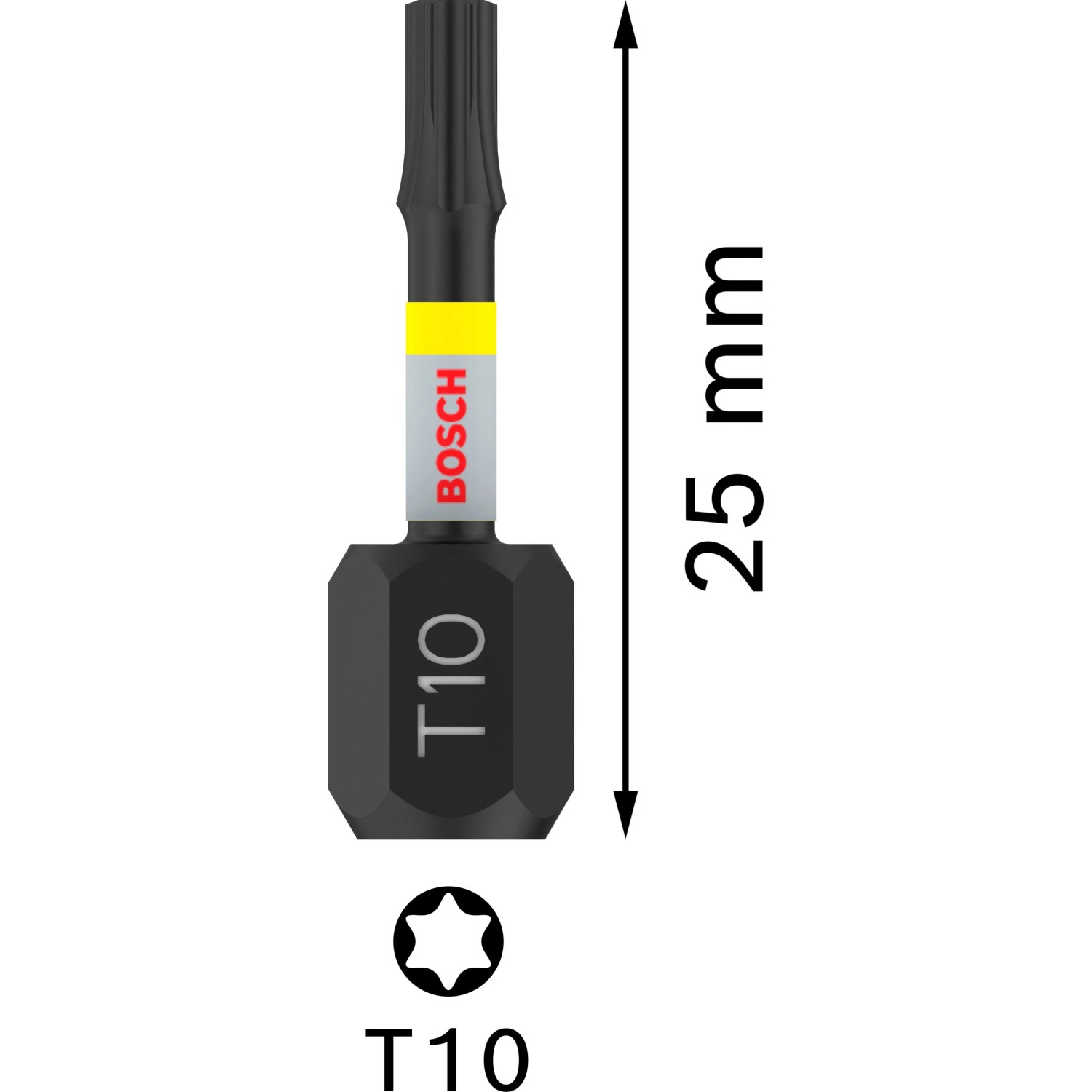 Bosch Accessories 2608522472 Sechsrund-Bit 2teilig T-Profil