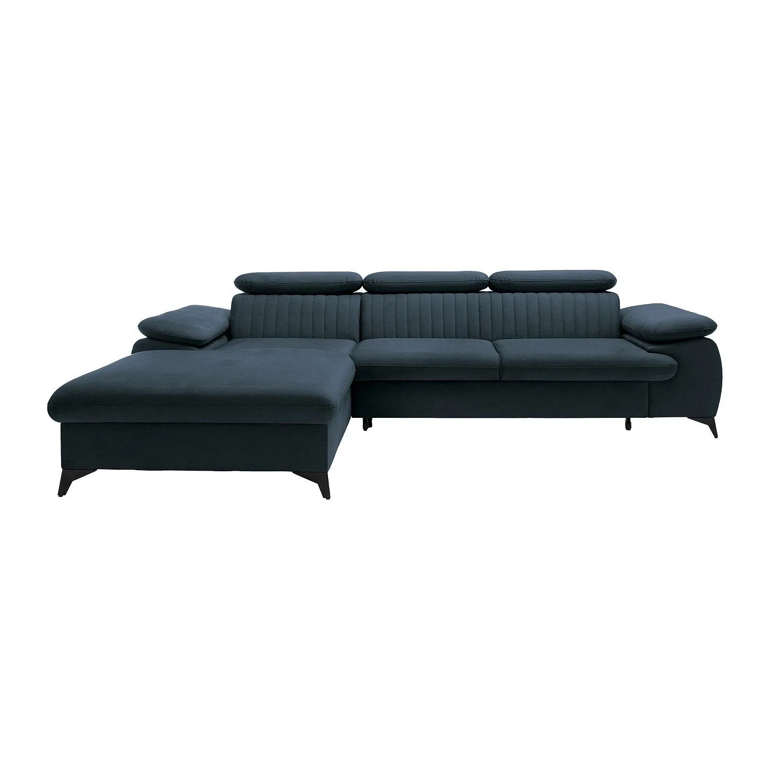 Vente-unique Schlafsofa Samara Hellblau 280 cm