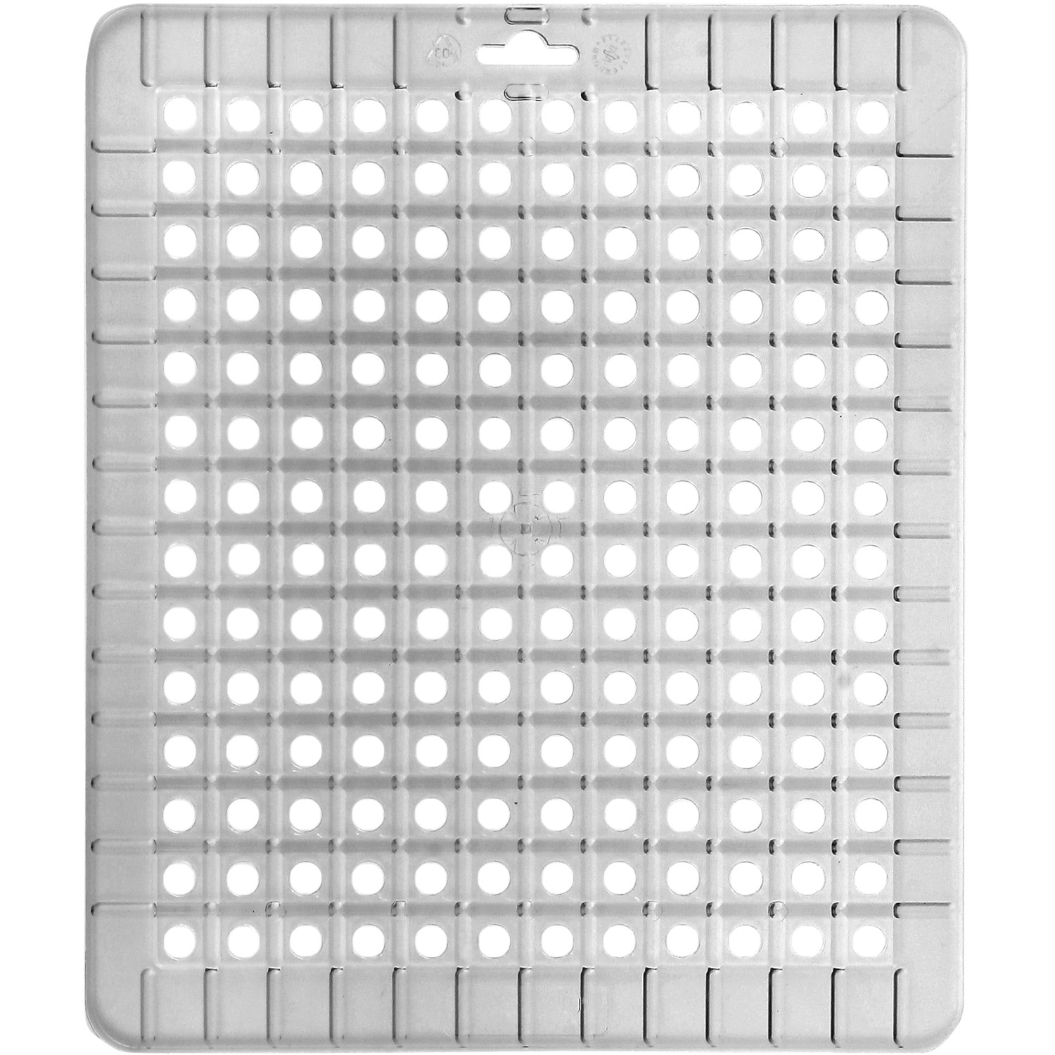 Ok Spülbeckenmatte Weiß 31,5 cm x 26,5 cm x 0,1 cm