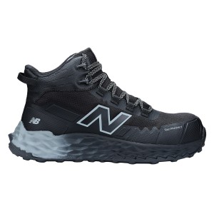 New Balance Cremorne Mid S3L Sicherheitsstiefel in Schwarz-Grau, Größe 40.