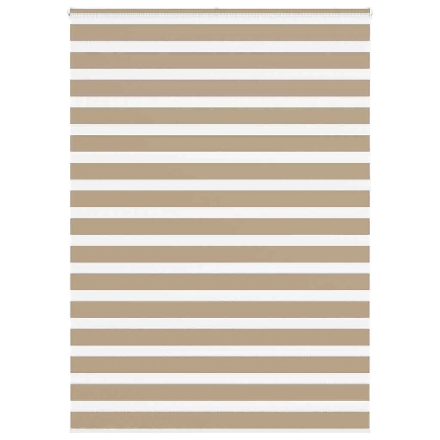 vidaXL Doppelrollo Sandbraun 165x230 cm Stoffbreite 160,9 cm Polyester 4014612