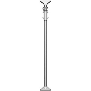 Schake Schrägstütze, feuerverzinkt, Verstellbereich 150-261 cm, für Baugeräte.