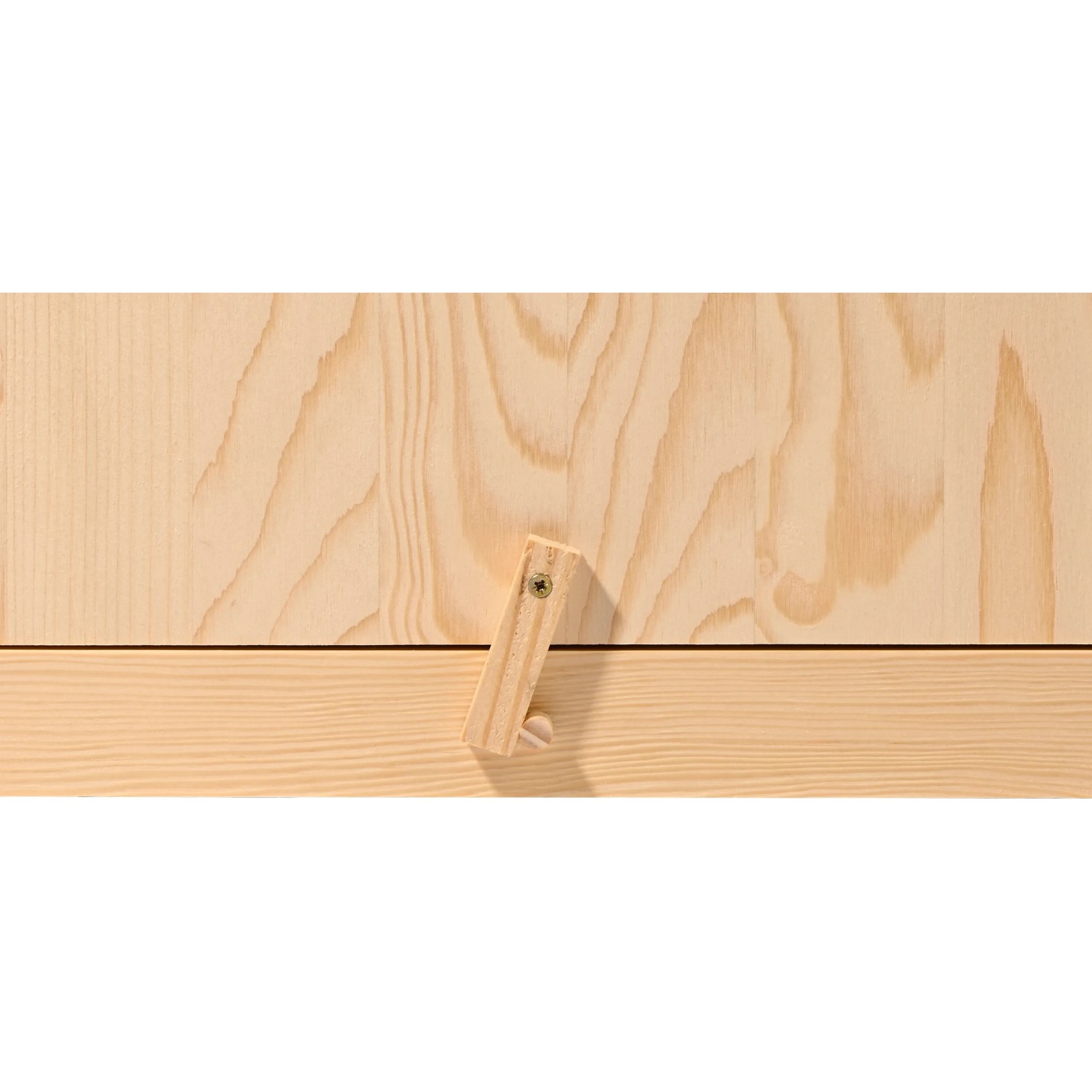 Detailaufnahme: Dobar Wabentransportkiste aus Holz mit Verschluss für ca. 10 Rähmchen.