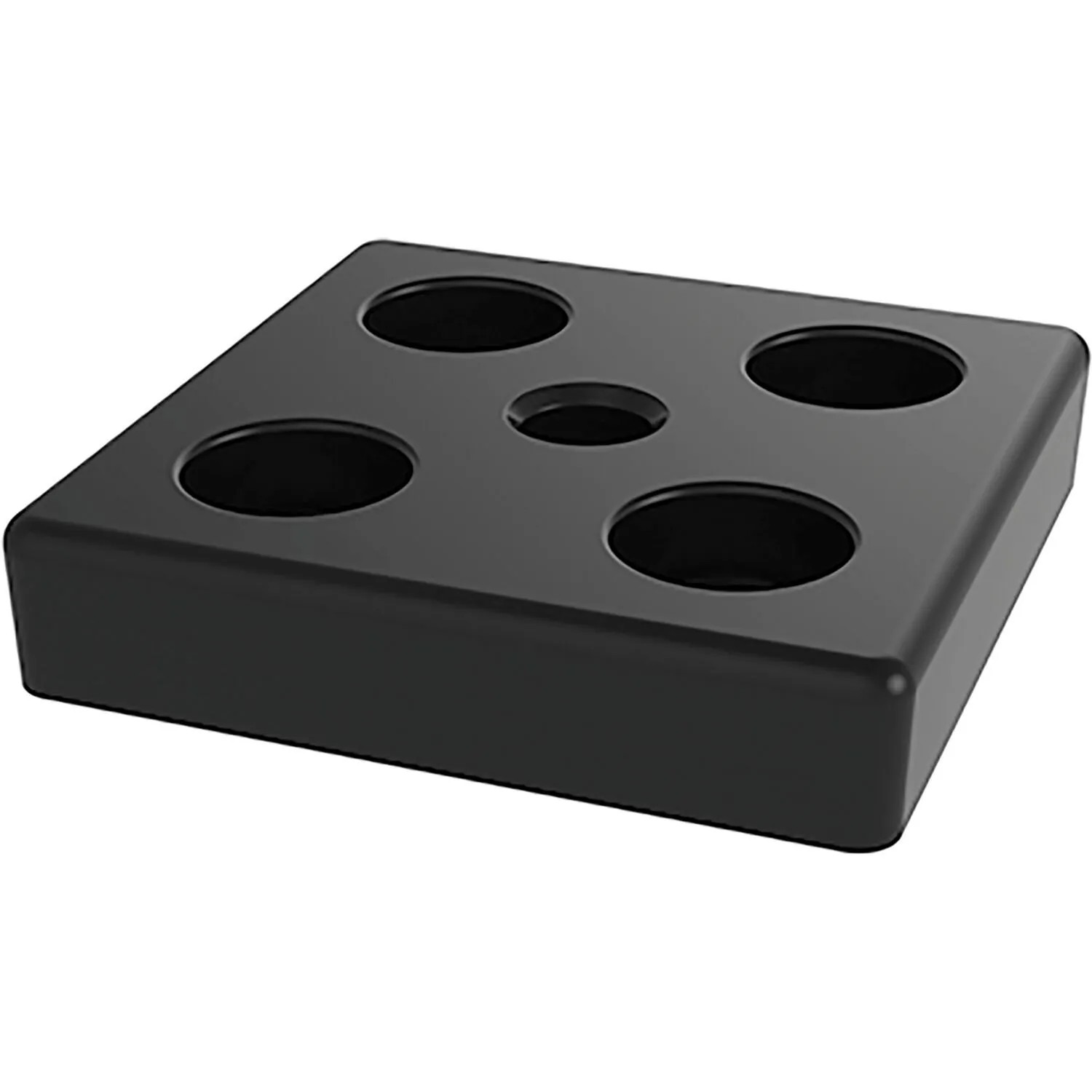 Fath Fußplatte Verschraubbar Item System M16 für Aluprofil 80x80 mm Schwarz