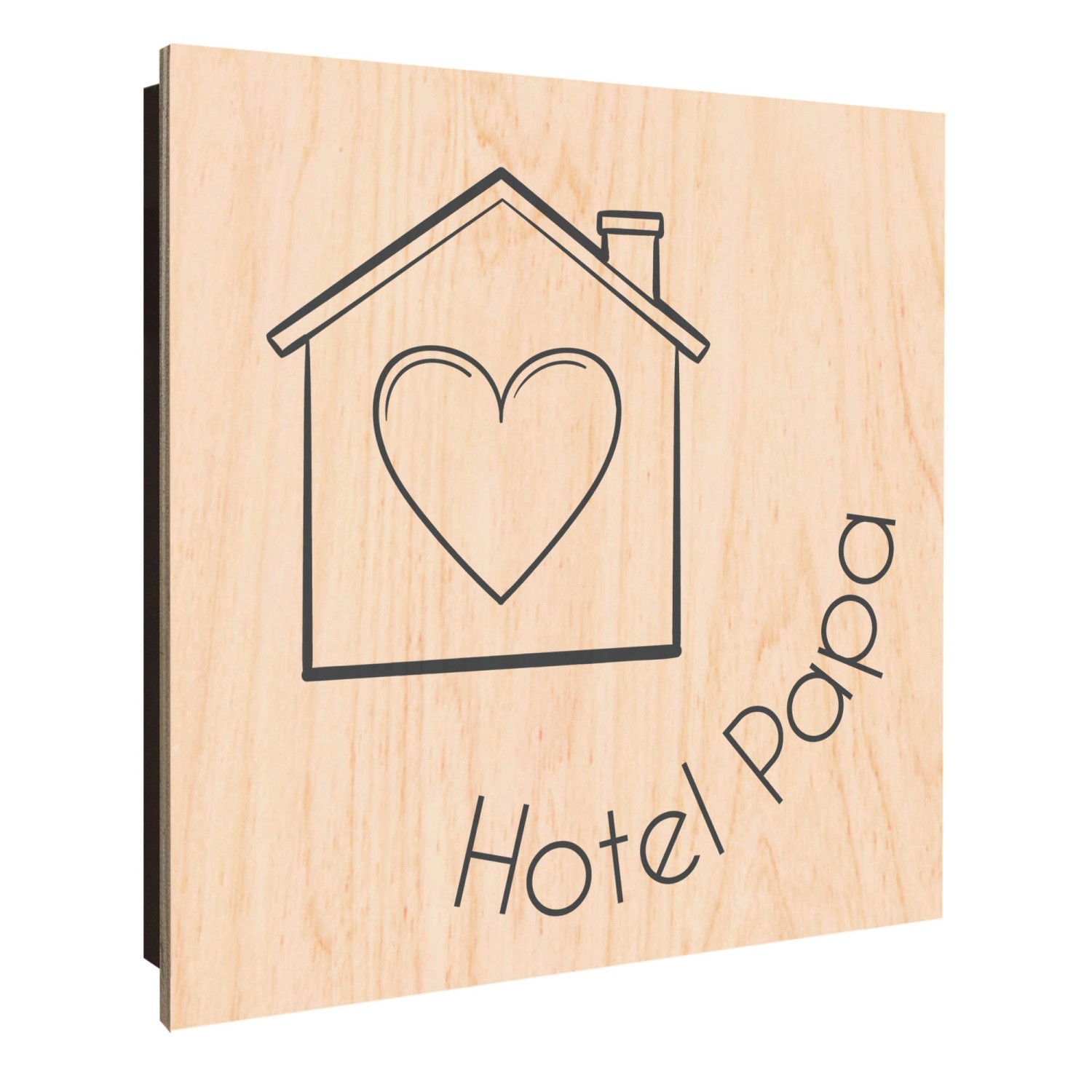 Banjado Großer Schlüsselkasten Holz 30x30cm Schwarz Scharnier Links 50 Hake günstig online kaufen