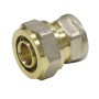Boni-Shop Schraubfitting Kupplung 32 X 3 mm - 3/4 Zoll IG aus Metall