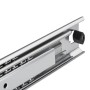 SOTECH Vollauszug aus hochglanzverzinktem Metall mit Kugelkäfig für schwere Schubladen, 85 kg, 1250 mm.