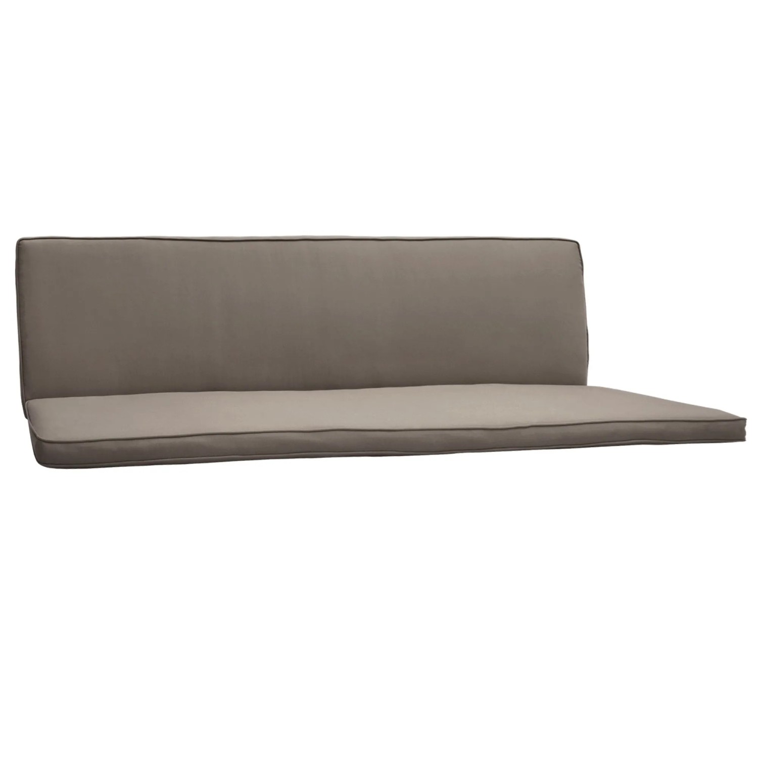 Beautissu Hollywoodschaukelauflage 2er Set Loft HS 180x50cm Taupe