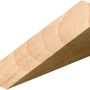 Holzkeil aus Buche, 24x29x90mm, zum Unterlegen und Ausgleichen.