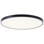 LED-Deckenleuchte Lotti, Ø 50cm, schwarz/weiß, dimmbar, mit RGB und CCT Funktion.