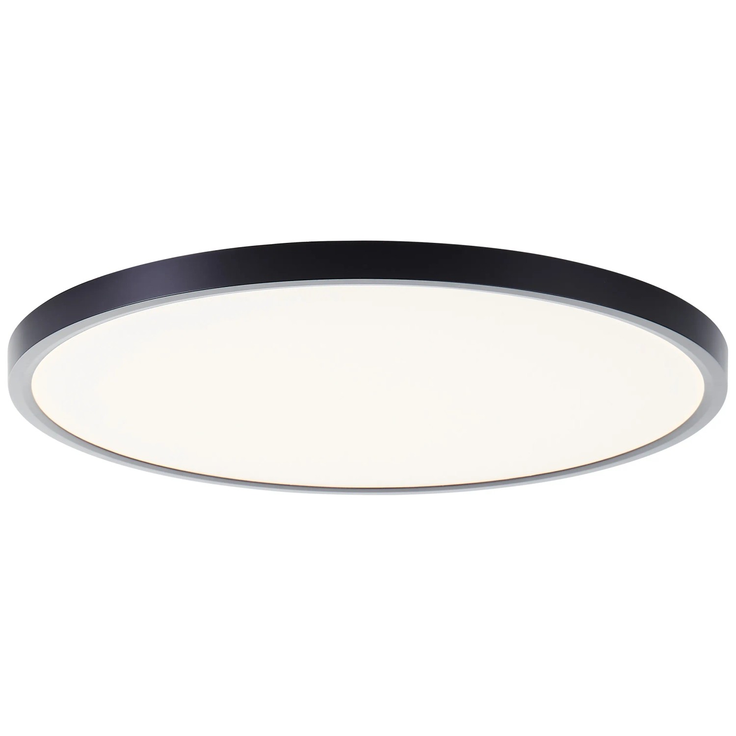 LED-Deckenleuchte Lotti, Ø 50cm, schwarz/weiß, dimmbar, mit RGB und CCT Funktion.