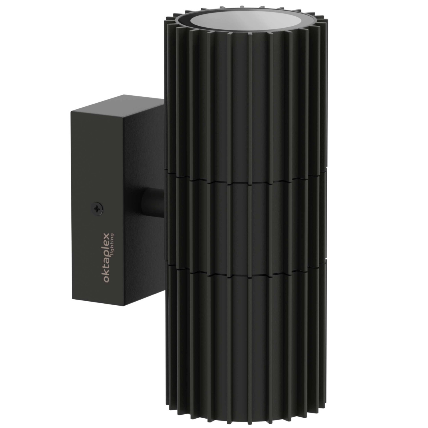 Oktaplex Para Außenlampe Aluminium 2x GU10 Fassung IP44 230V Wandleuchte Sc günstig online kaufen