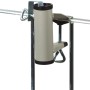 Videx Garden Sonnenschirmhalter aus Aluminium zur Montage am Balkongeländer.