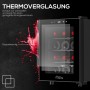 TroniTechnik Weinkühlschrank Bordeaux mit Thermoverglasung und 12 Weinflaschen.