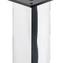 Verchromter Hettich Möbelfuß, 50x50x150 mm, für Möbel.