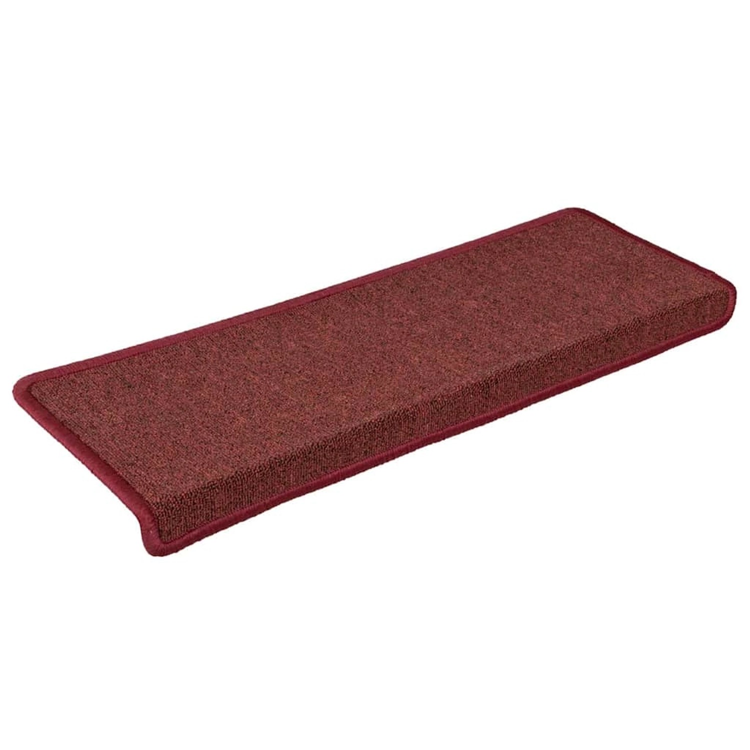 vidaXL Stufenmatten 30 Stk 65x21x4 cm Bordeaux Rechteckiger Rand 3365779