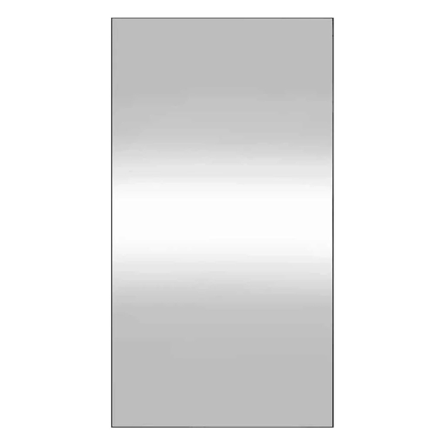 vidaXL Wandspiegel 50x100 cm Glas Rechteckig 350451