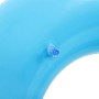 Detailaufnahme: Blauer Bestway Schwimmring Summer Swirl mit Ventil.