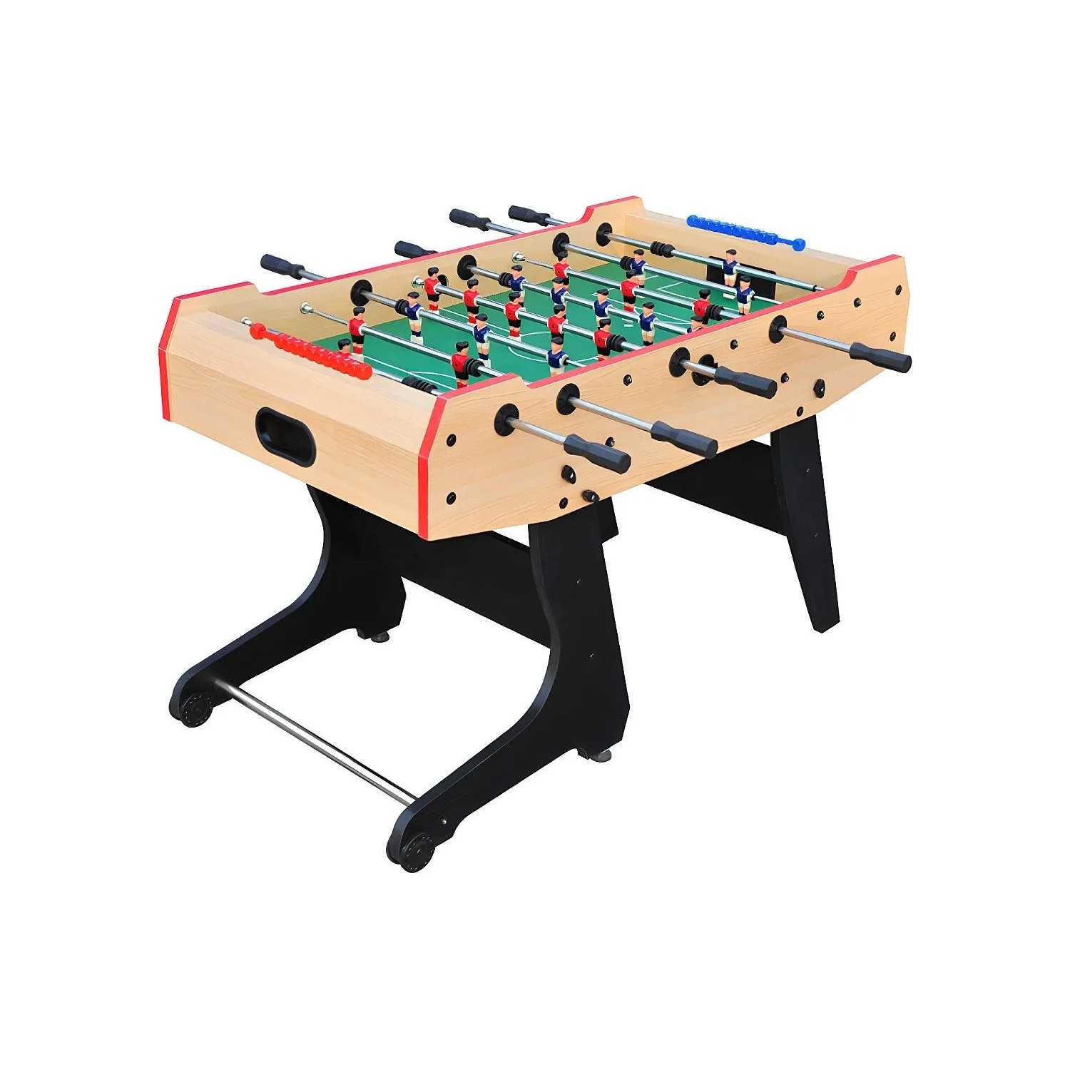 Vente-unique Tischfußball Stadium Naturfarben Hell 137 cm