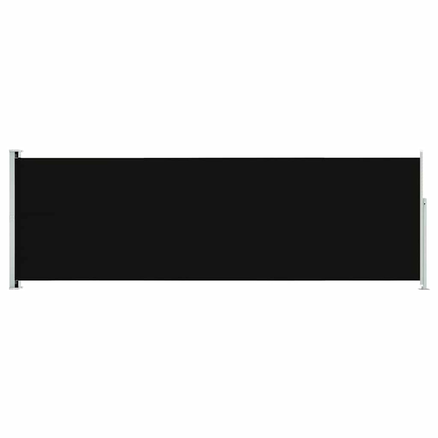 furnicato Seitenmarkise Ausziehbar 200x600 cm Schwarz günstig online kaufen